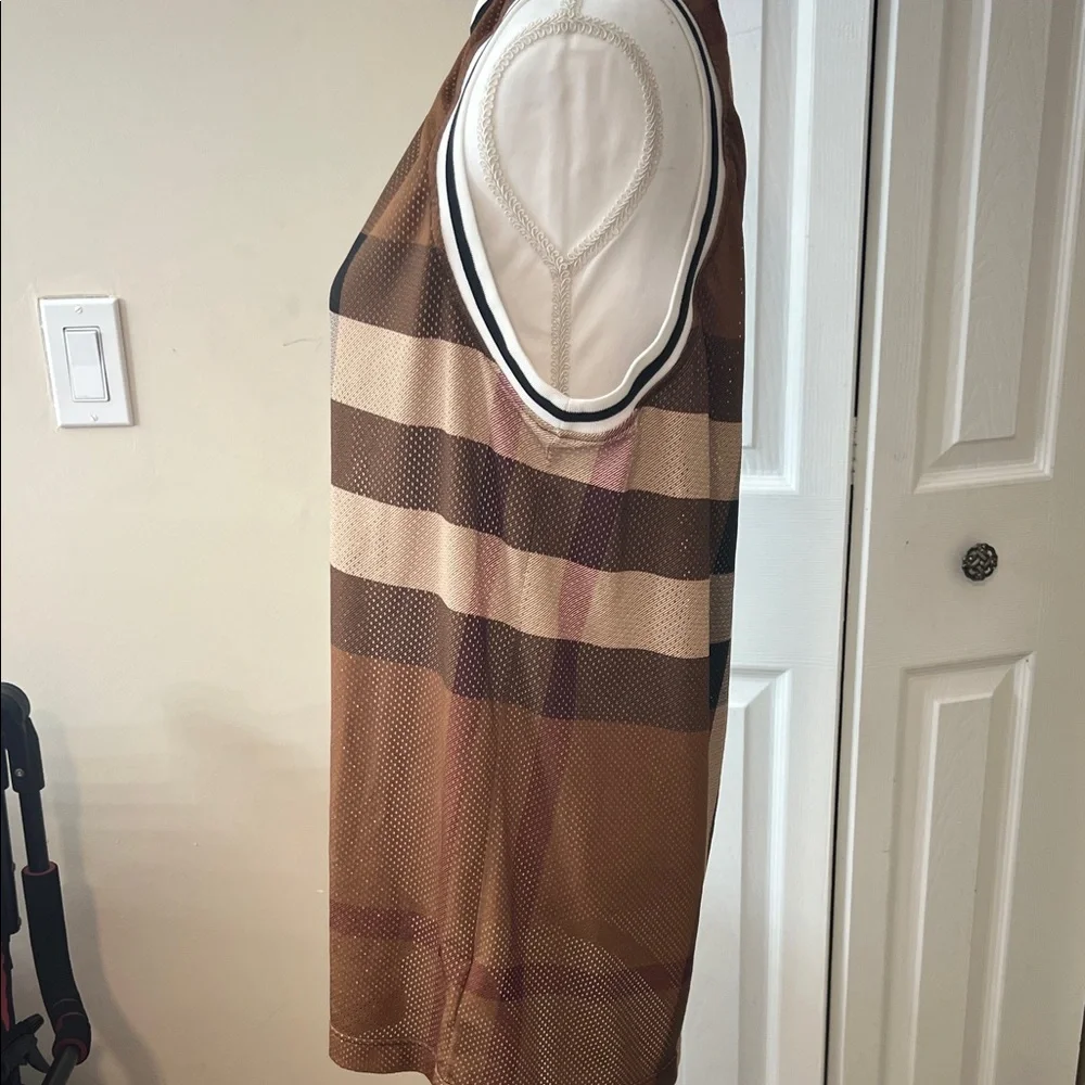 Burberry Brown and Cream Checkered Top - Picture 12 of 13